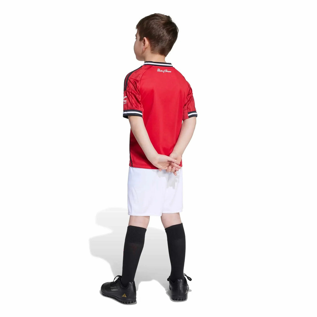 Manchester United 2025-26 Kid's Home Mini Kit