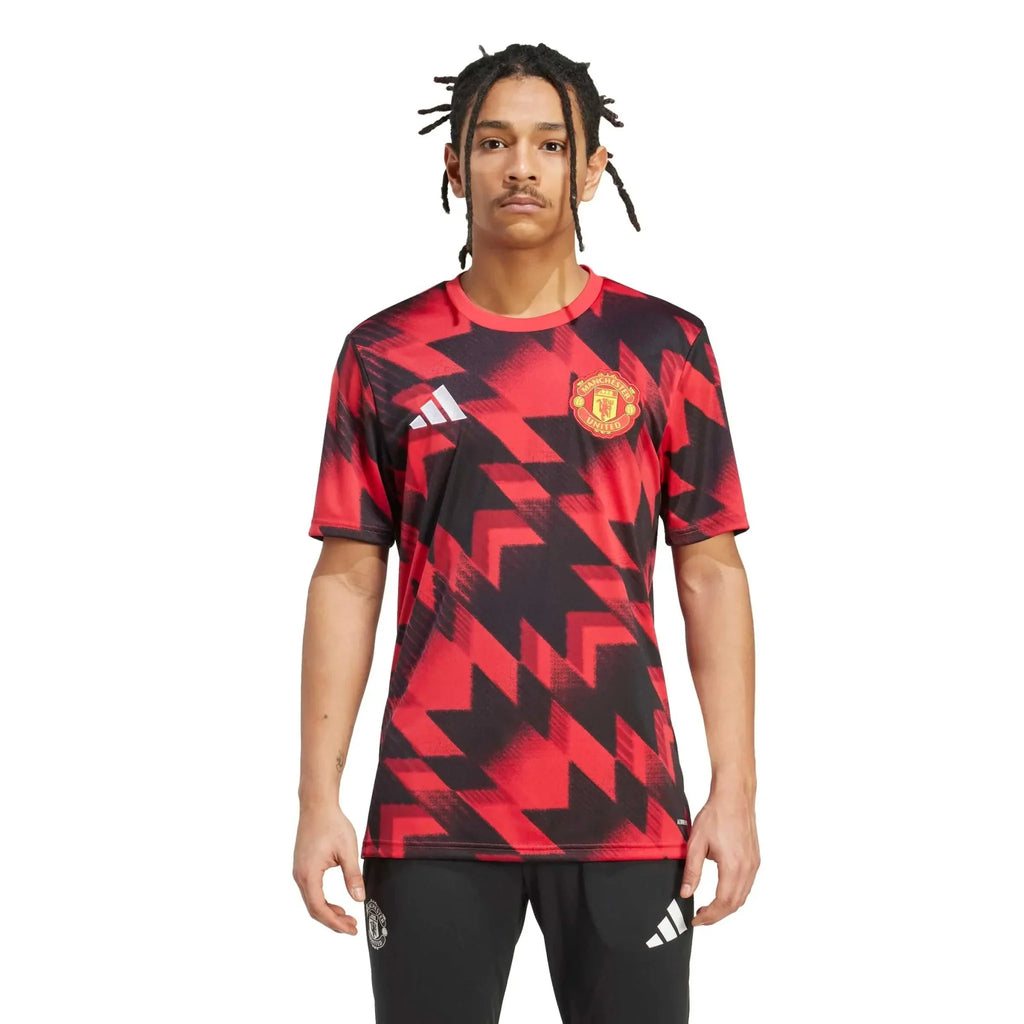 Manchester United 2025-26 Men's Pre-Match Soccer Jersey