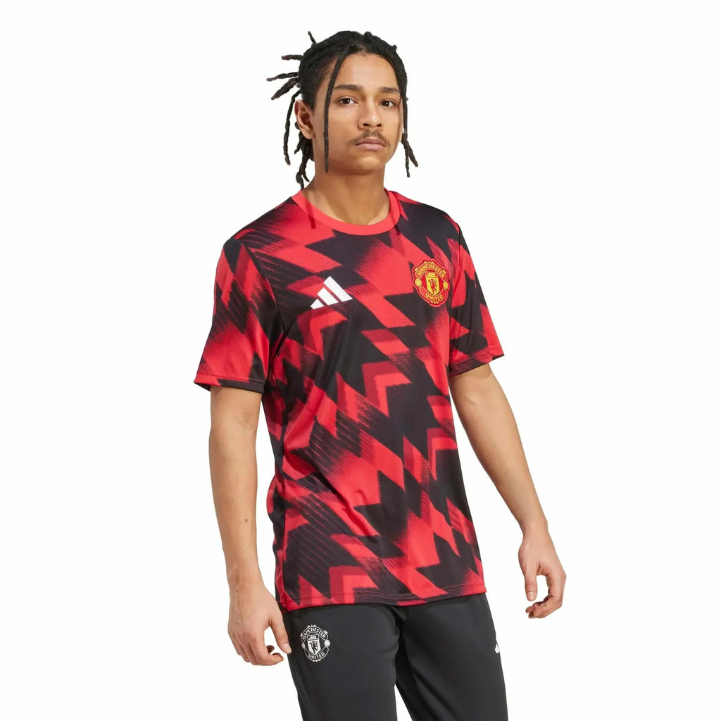 Manchester United 2025-26 Men's Pre-Match Soccer Jersey