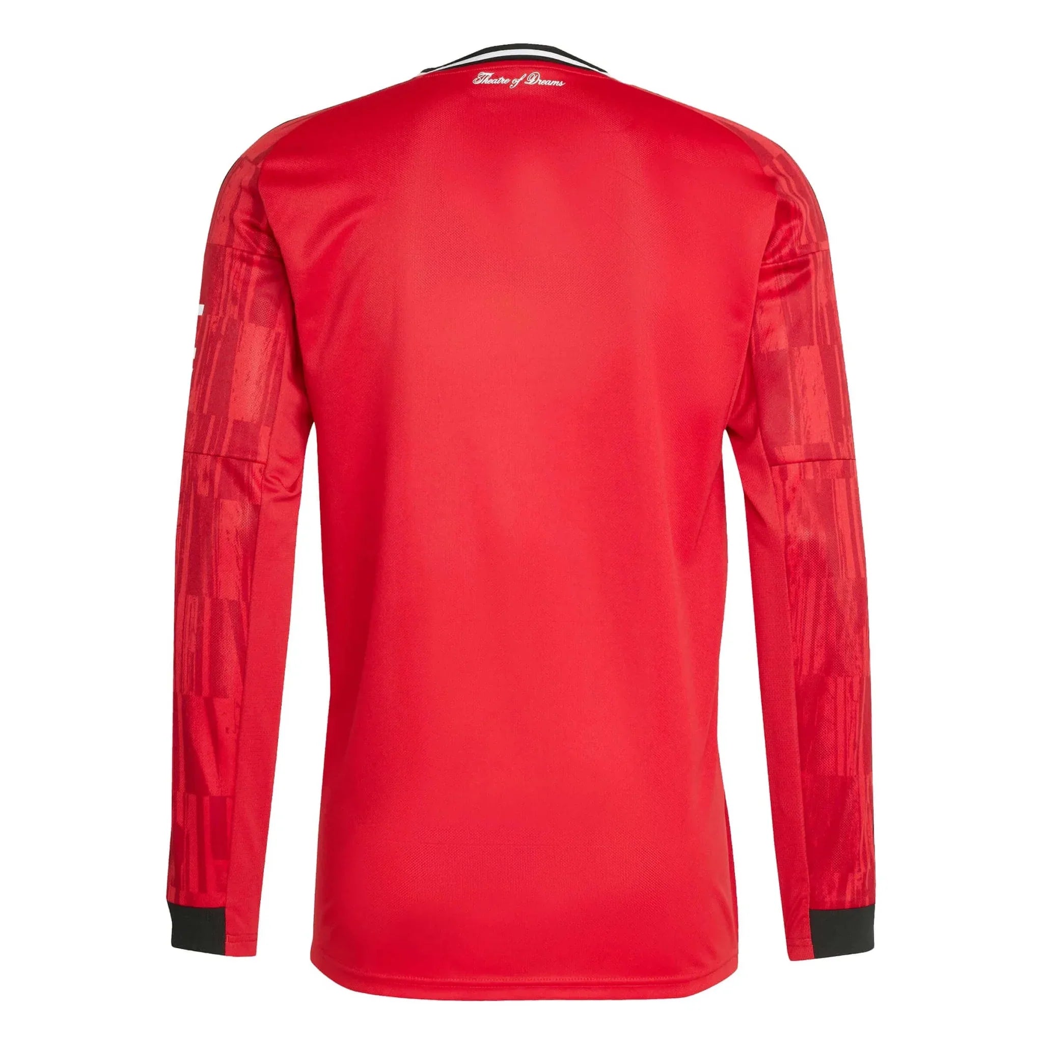 Manchester United 2025-26 Men's Stadium Home Long-Sleeve Soccer Jersey