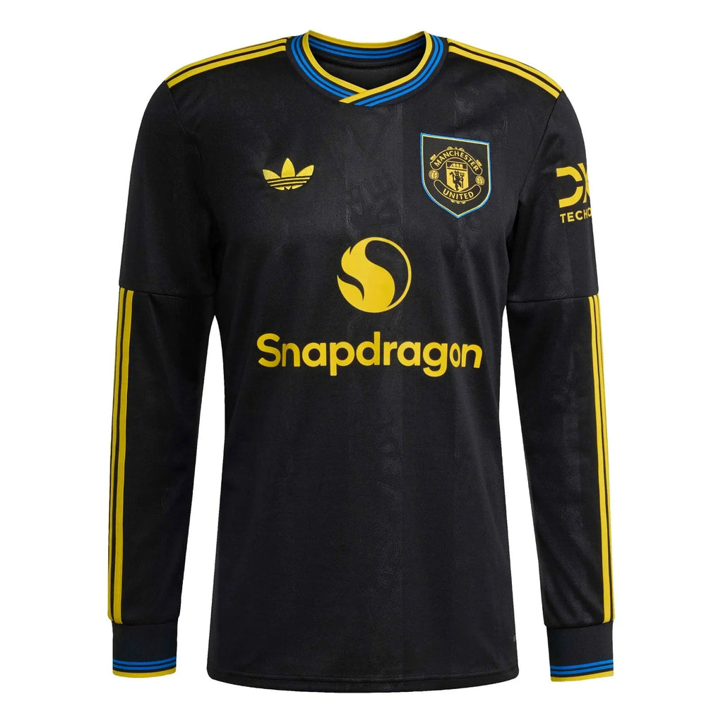 Manchester United 2025-26 Men's Stadium Third Long-Sleeve Soccer Jersey