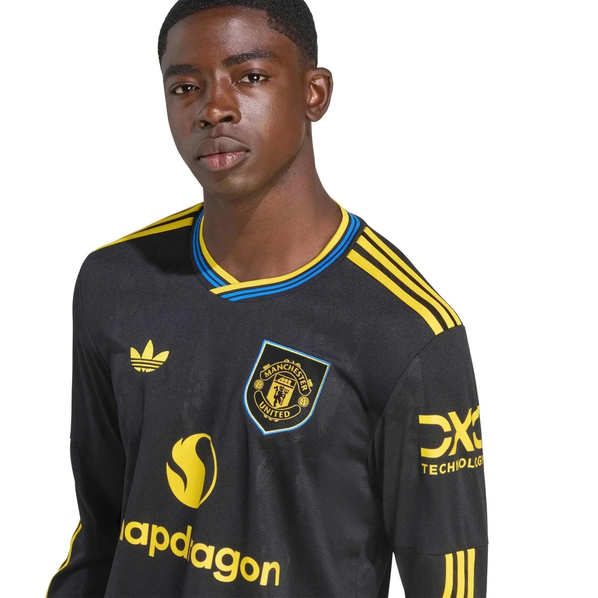 Manchester United 2025-26 Men's Stadium Third Long-Sleeve Soccer Jersey