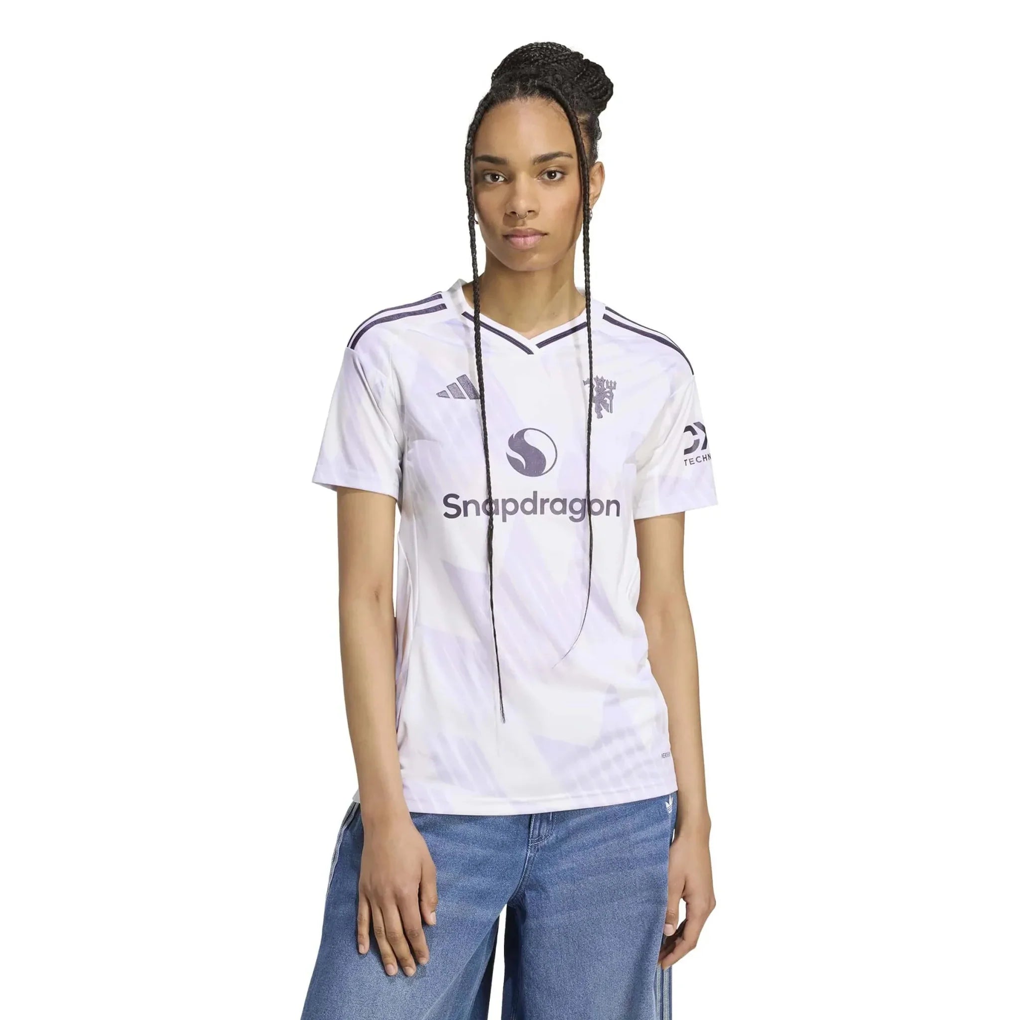 Manchester United 2025-26 Women's Stadium Away Soccer Jersey