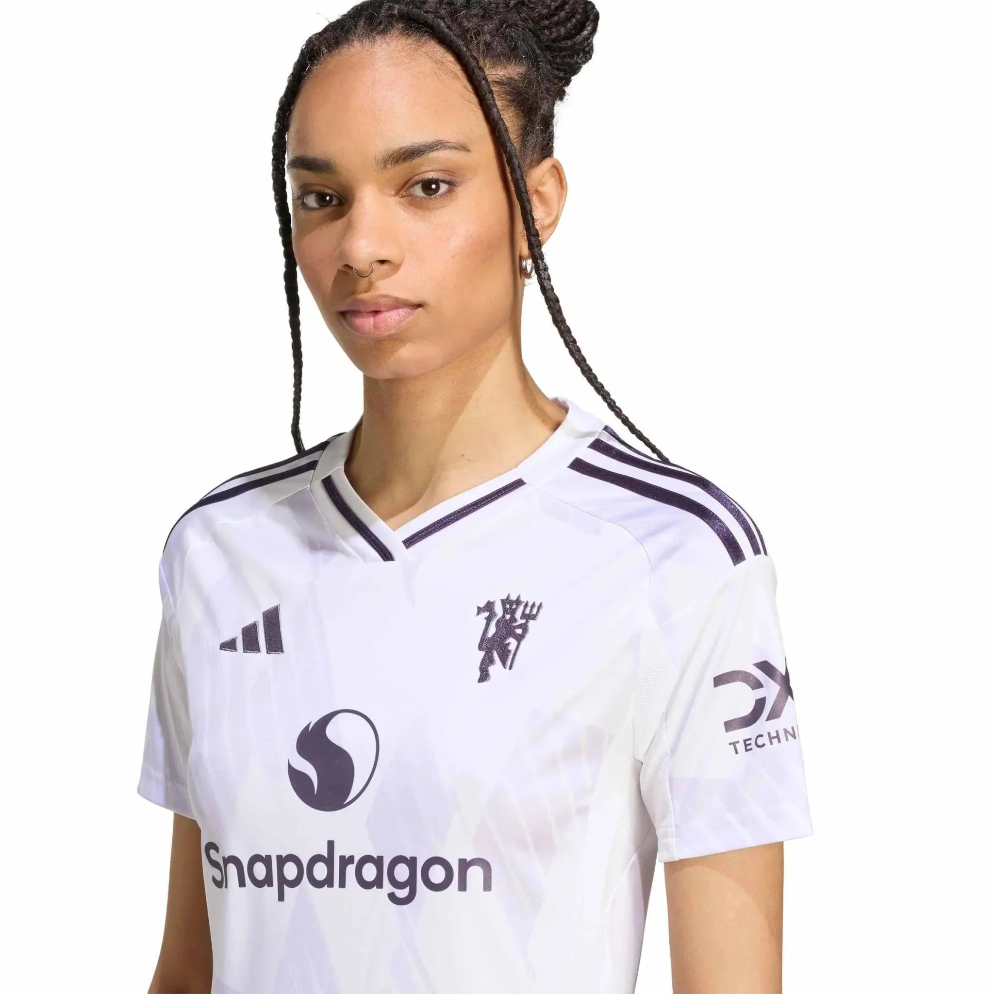 Manchester United 2025-26 Women's Stadium Away Soccer Jersey