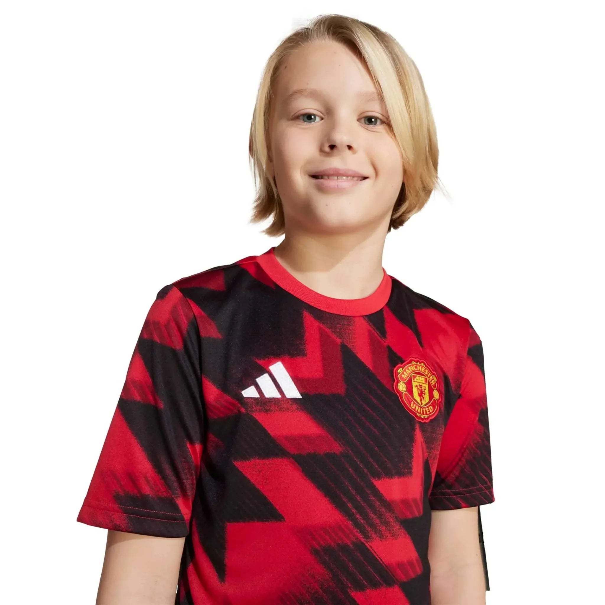 Manchester United 2025-26 Youth Pre-Match Soccer Jersey