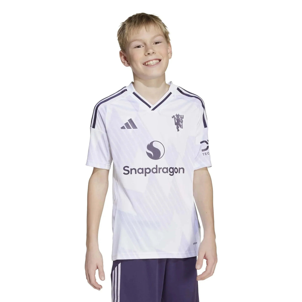Manchester United 2025-26 Youth Stadium Away Soccer Jersey