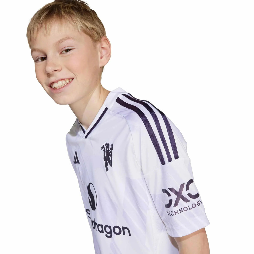 Manchester United 2025-26 Youth Stadium Away Soccer Jersey