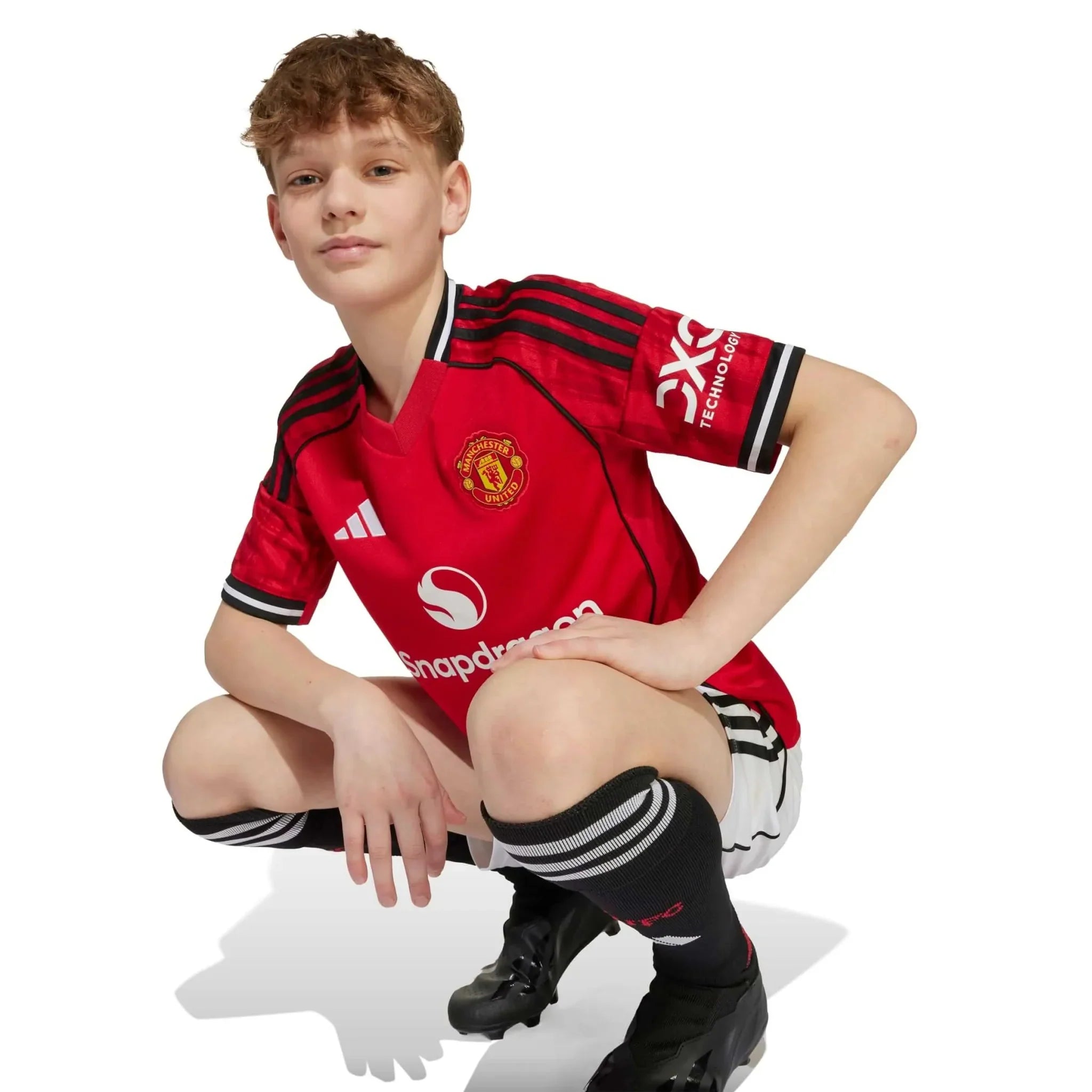 Maillot de football domicile Manchester United Youth Stadium 2025-26