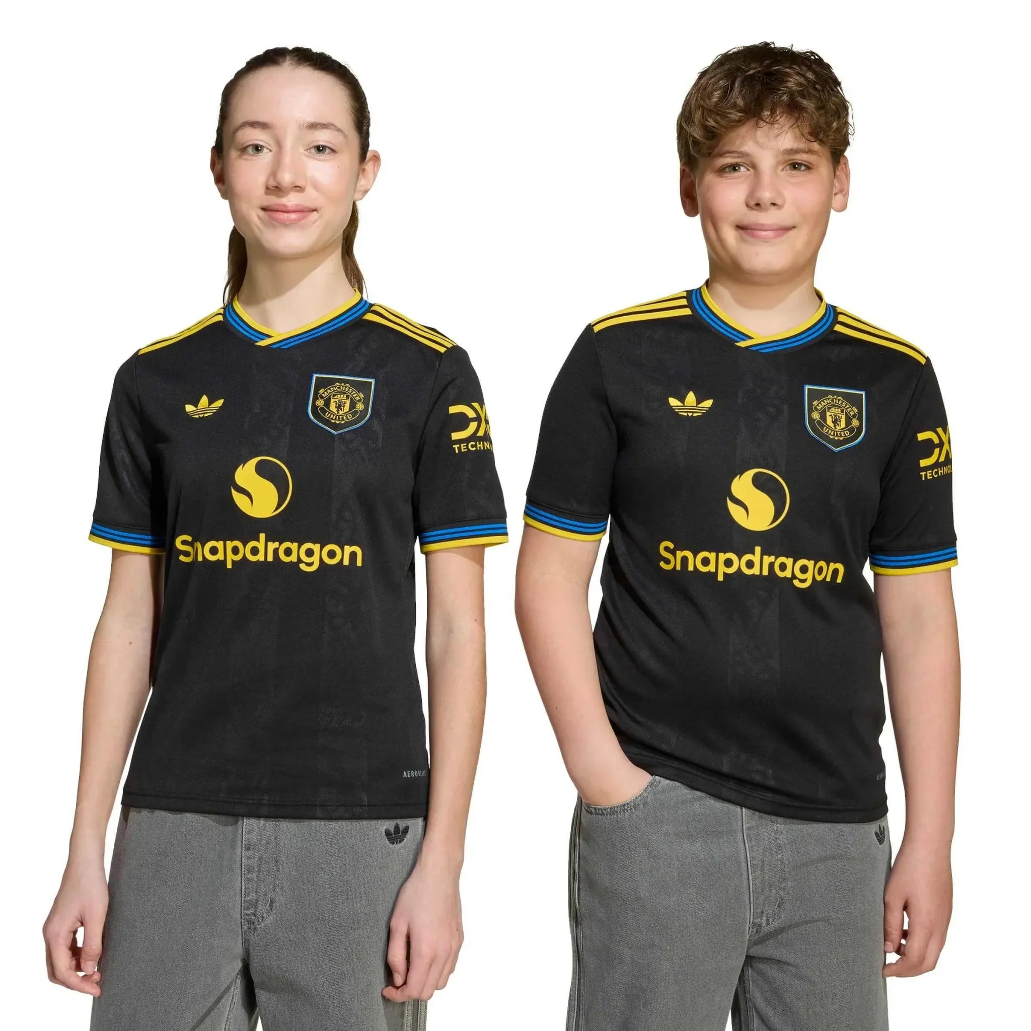Maillot de football third Manchester United 2025-26 Youth Stadium