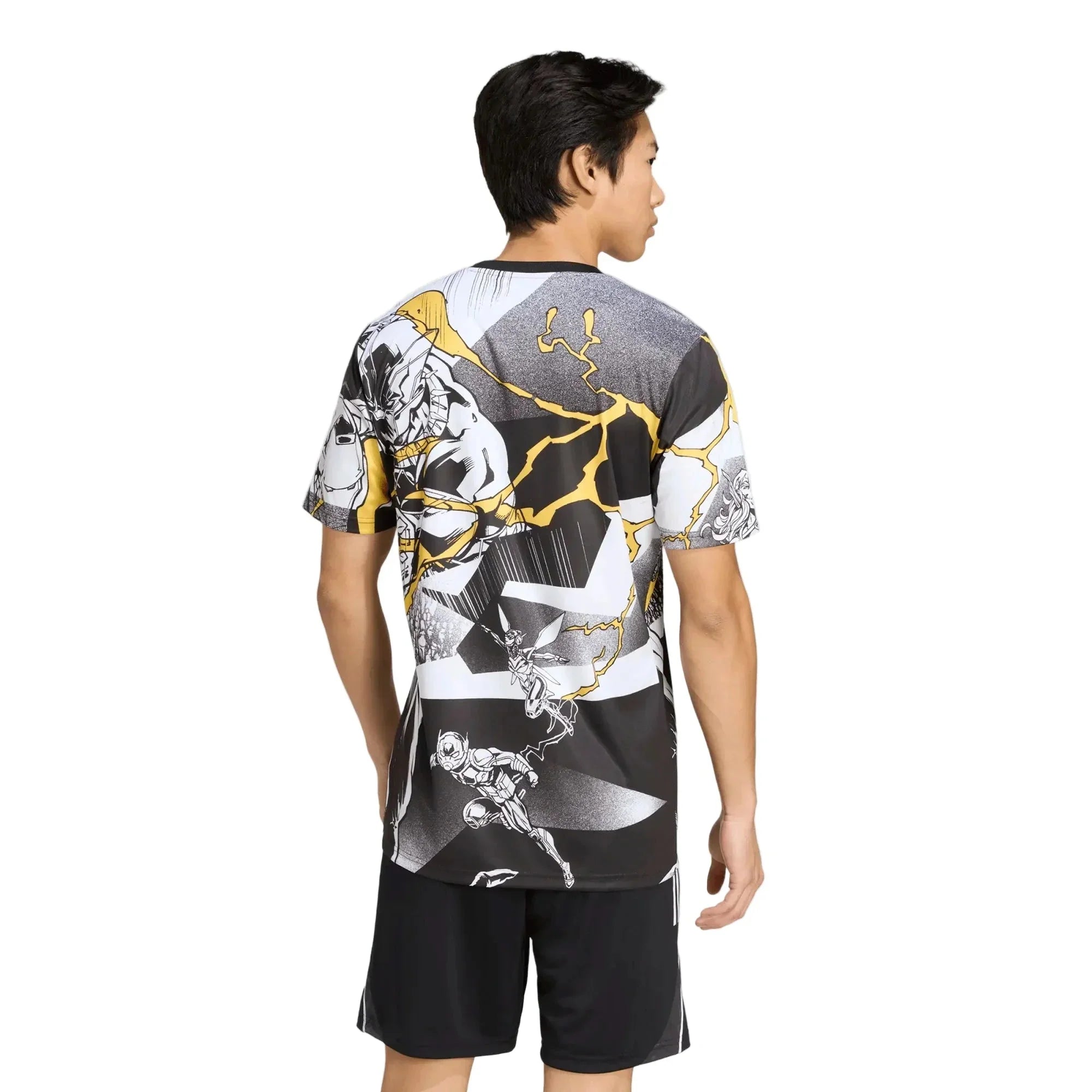 Real Madrid 2025-26 Men's Avengers Pre-Match Soccer Jersey