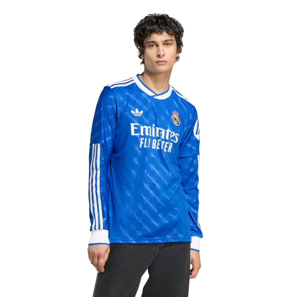 Real Madrid 2025-26 Men's Stadium Third Long-Sleeve Soccer Jersey