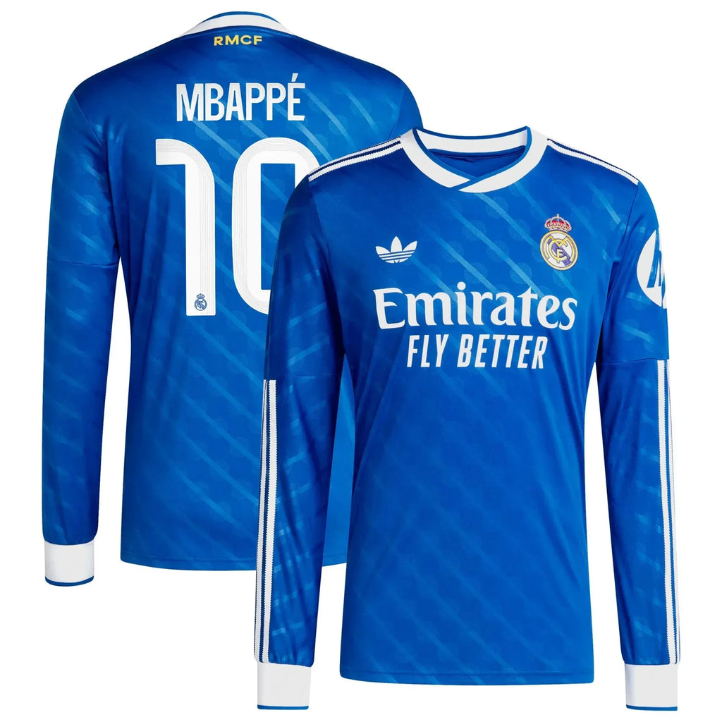 Real Madrid 2025-26 Men's Stadium Third Long-Sleeve Soccer Jersey