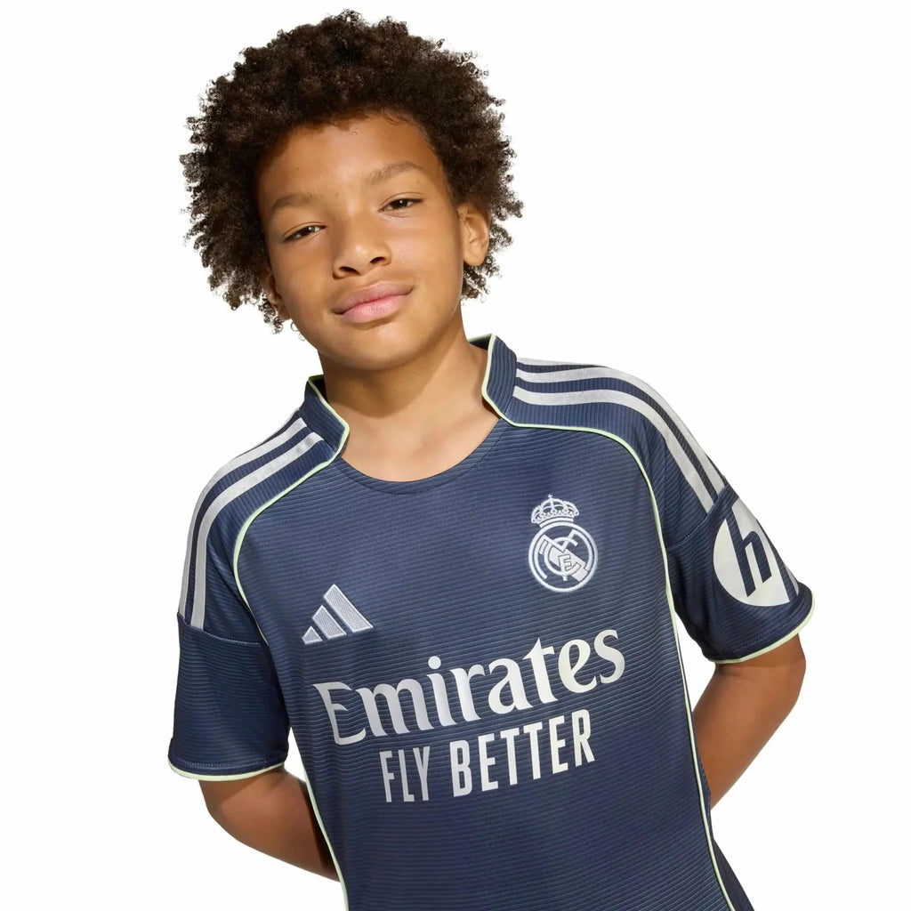 2025-26 Real Madrid Youth Stadium Away Soccer Jersey