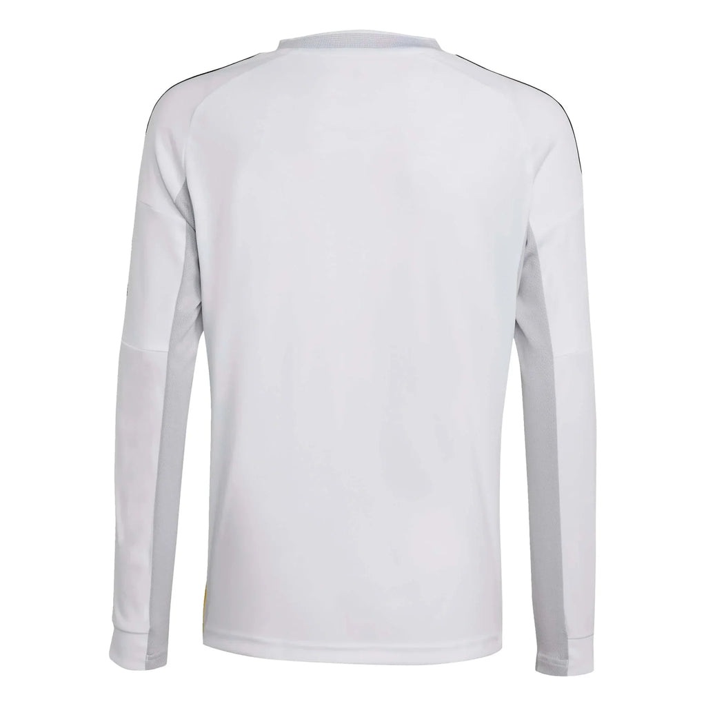 2025-26 Real Madrid Youth Stadium Home Long-Sleeve Soccer Jersey