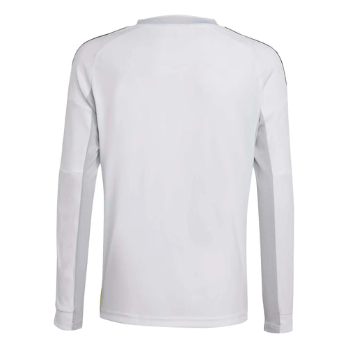 2025-26 Real Madrid Youth Stadium Home Long-Sleeve Soccer Jersey