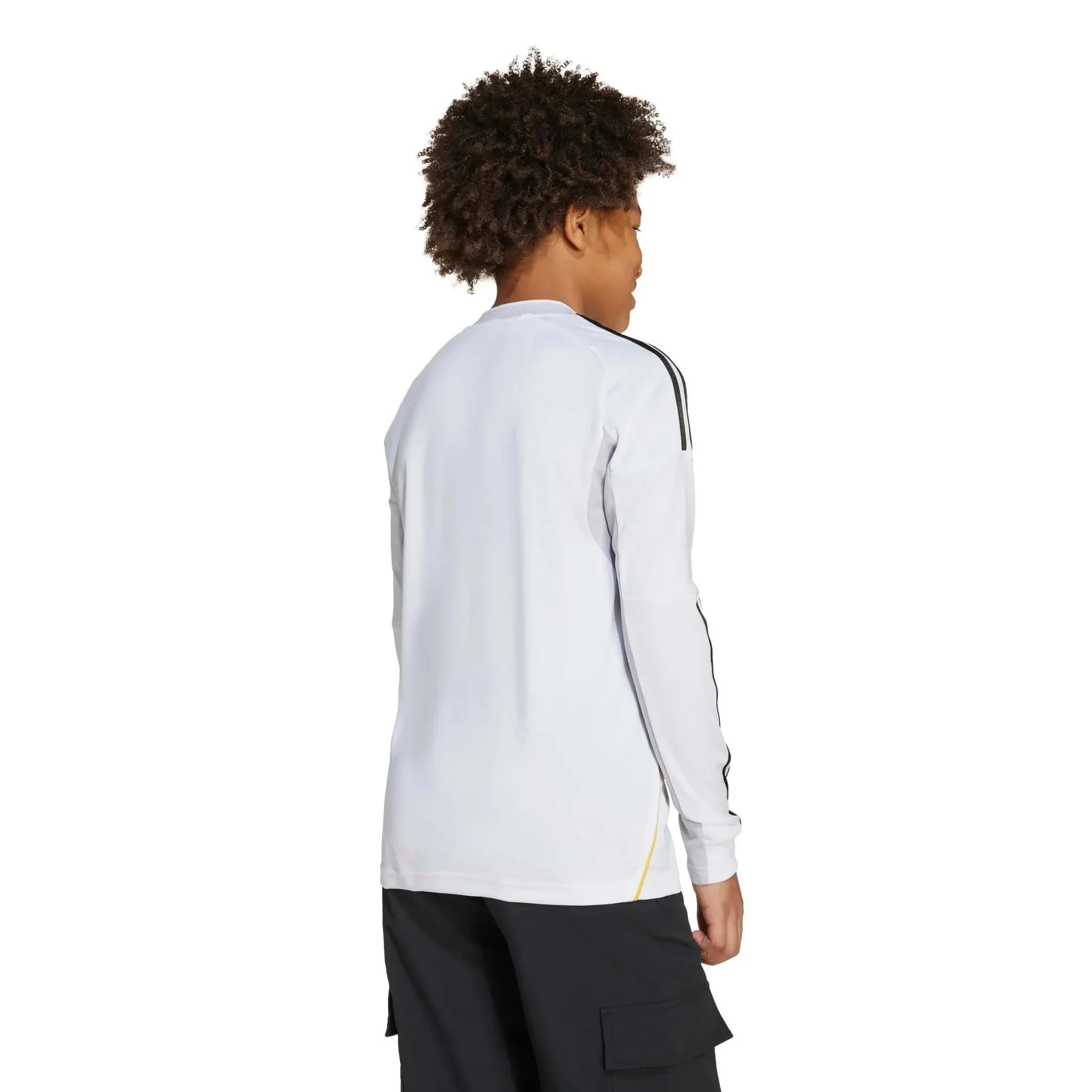 2025-26 Real Madrid Youth Stadium Home Long-Sleeve Soccer Jersey