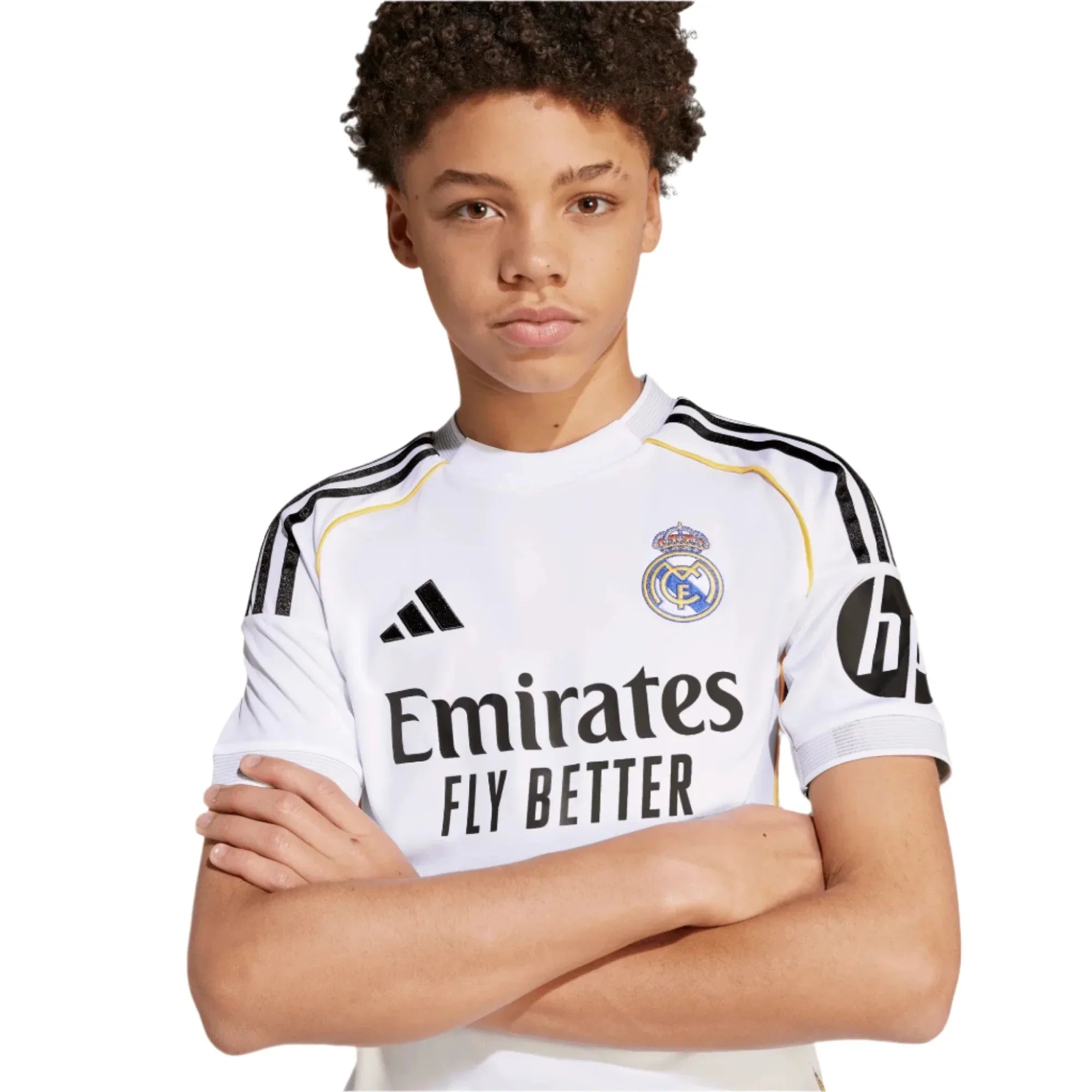 2025-26 Real Madrid Youth Stadium Home Soccer Jersey