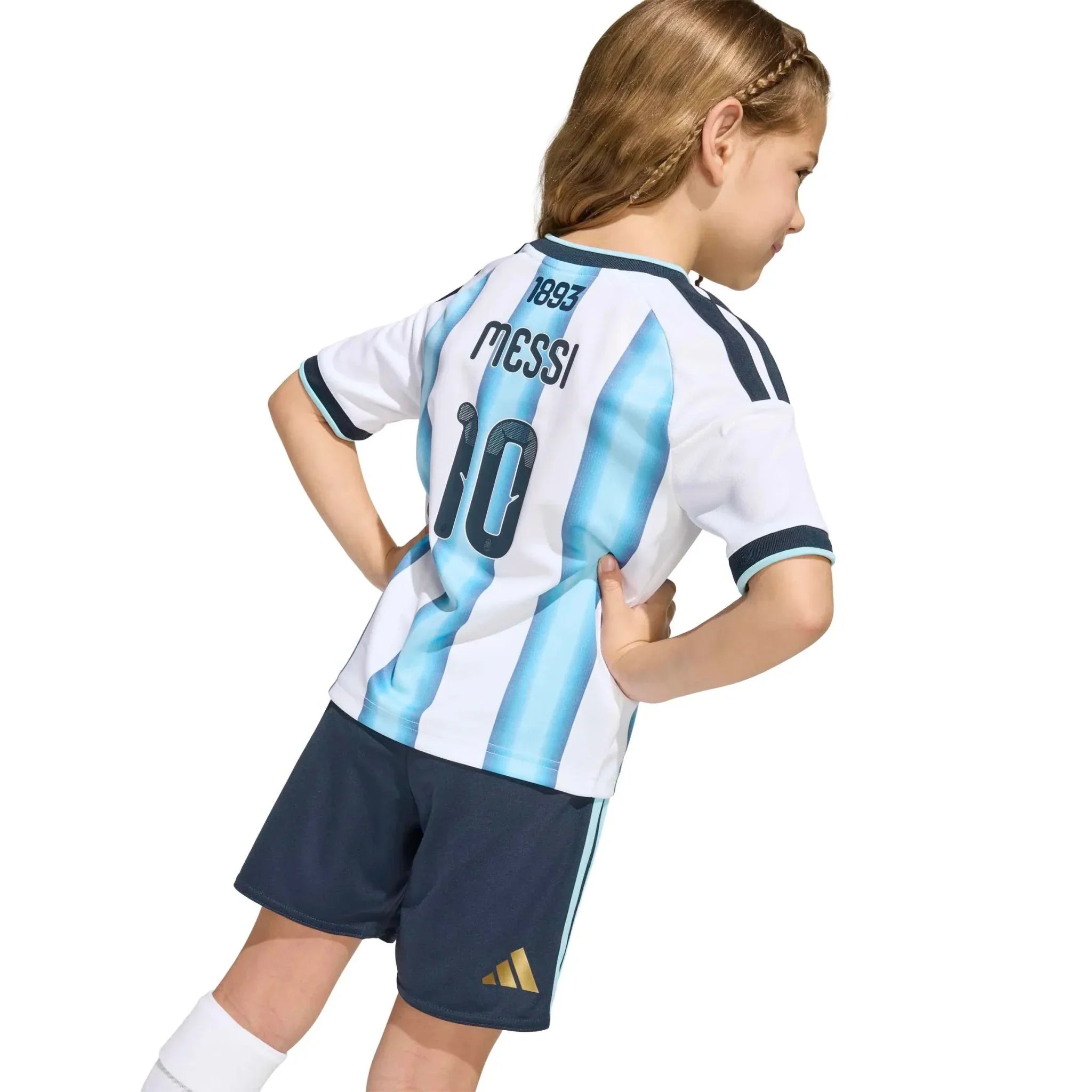 Mini-kit enfant Argentine 2026 domicile Messi #10