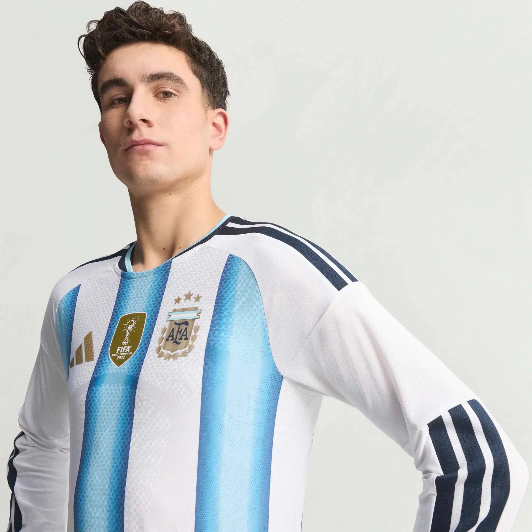 Maillot de football domicile à manches longues Argentine 2026 pour homme