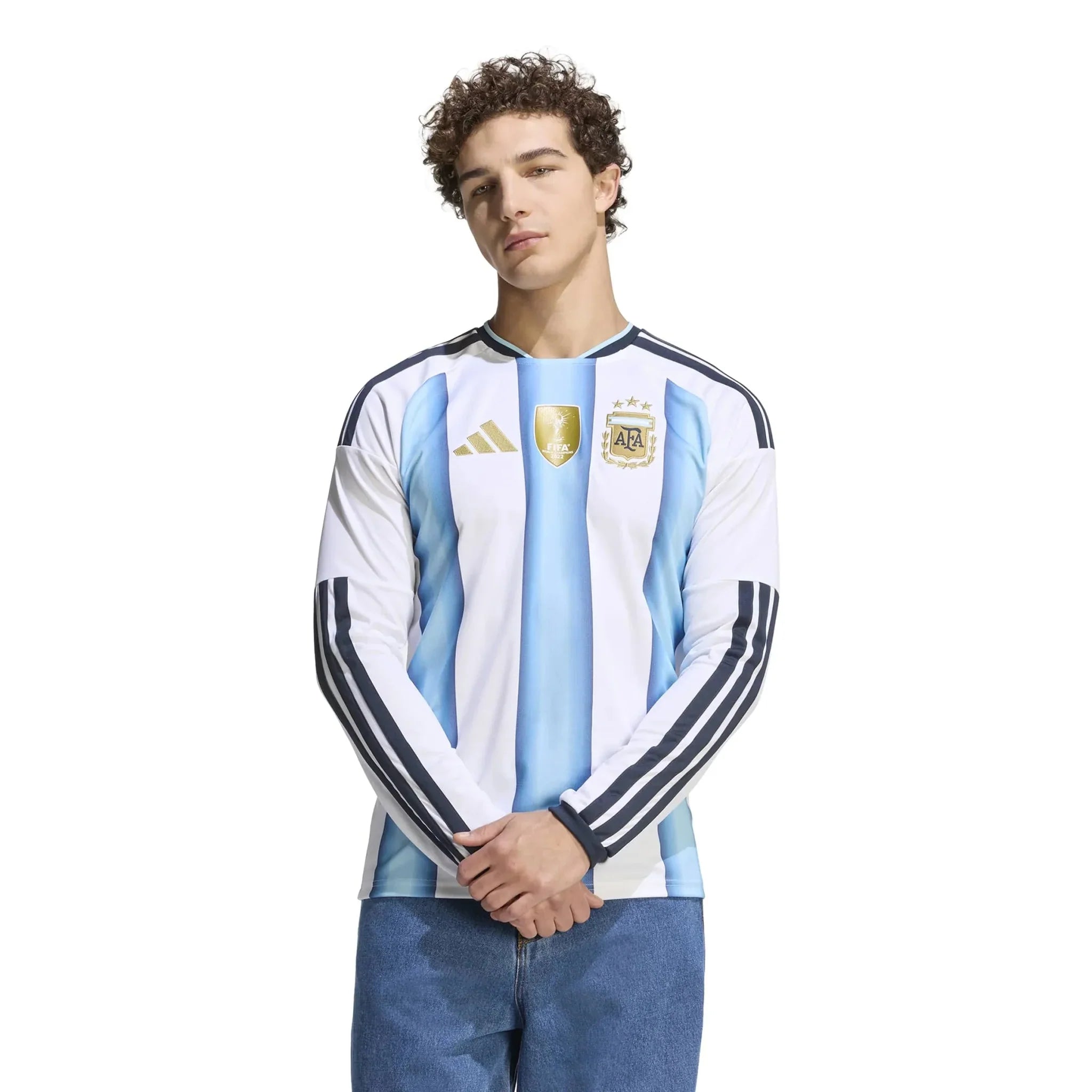 Maillot de football manches longues domicile Argentine 2026 Homme