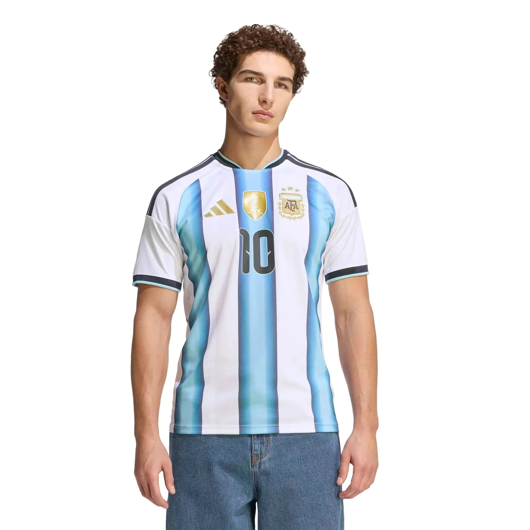 Maillot de football domicile Messi #10 Argentine 2026 pour homme
