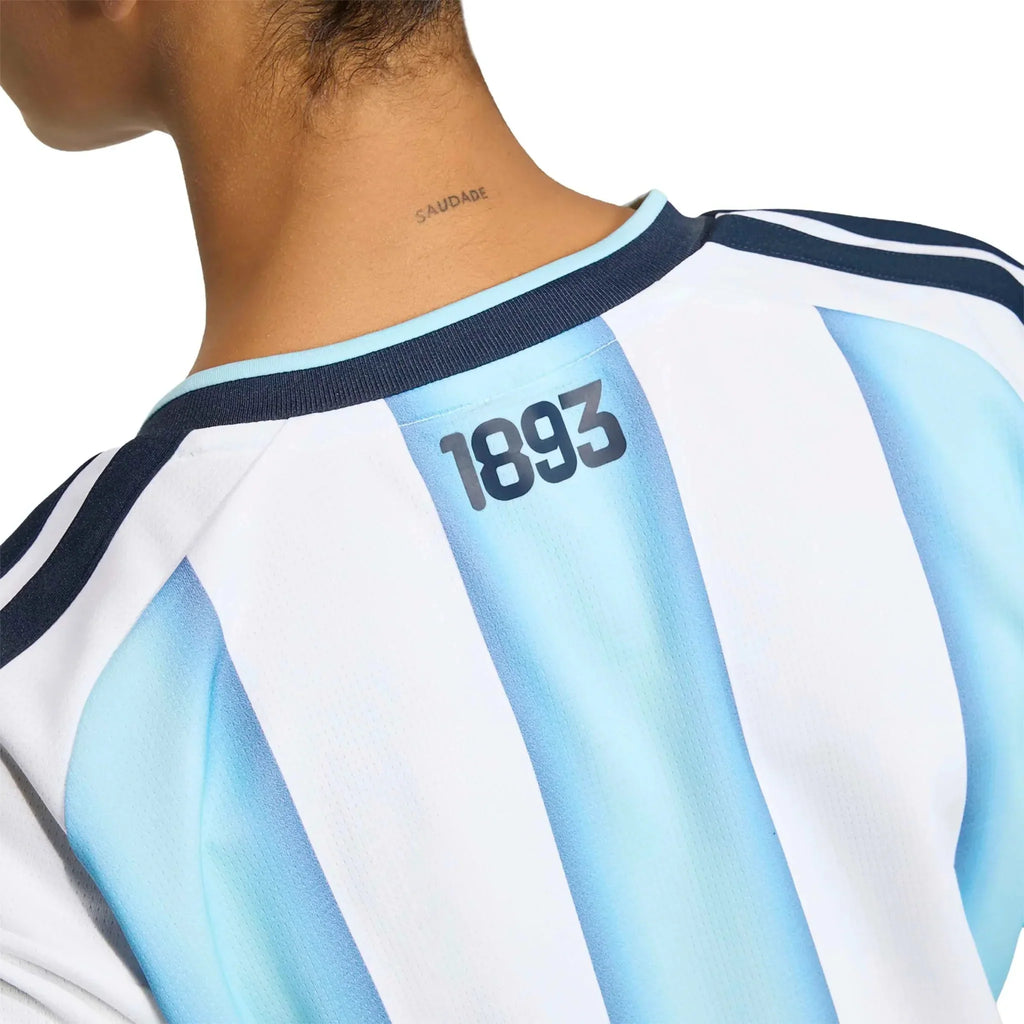 Argentina 2026 Women's Stadium Home Cropped Soccer Jersey