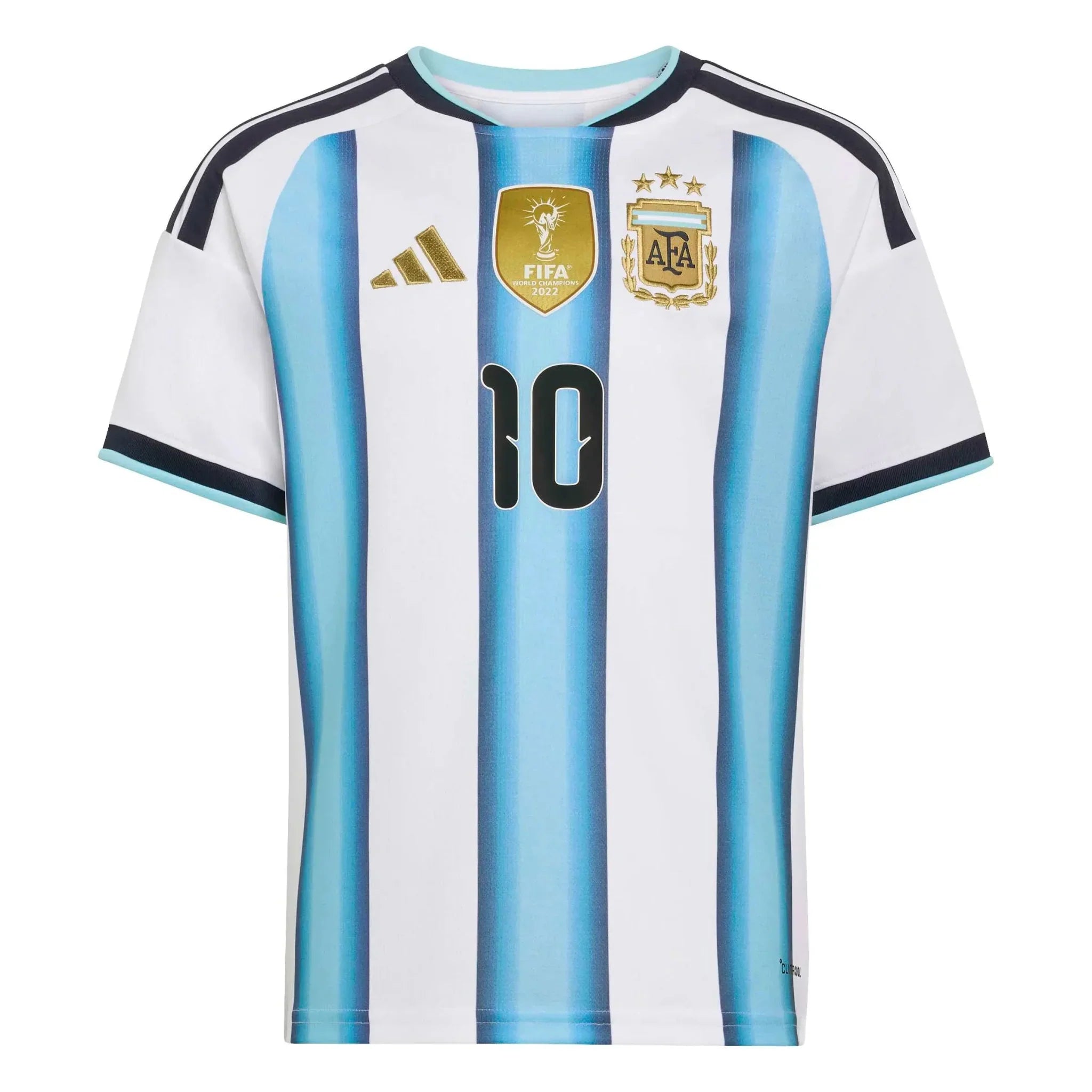 Maillot de football domicile adidas Argentine Stadium 2026 pour jeune Messi #10