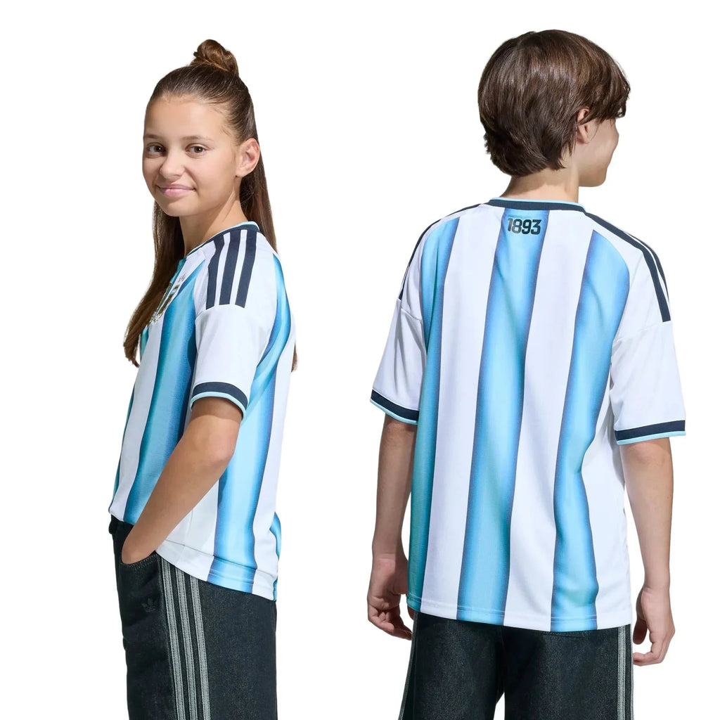 Argentina 2026 Youth Stadium Home Soccer Jersey