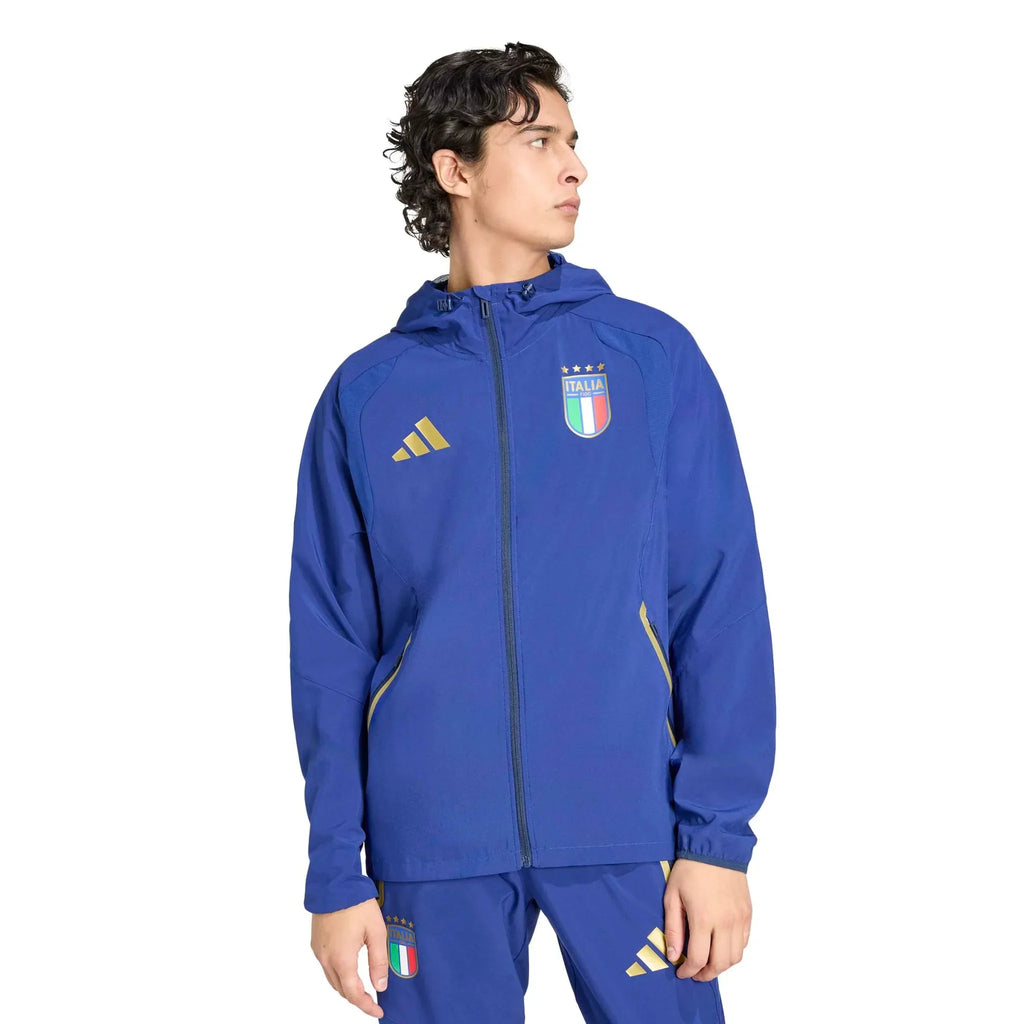 Italy 2026 Men's Tiro Travel Full Zip Windbreaker