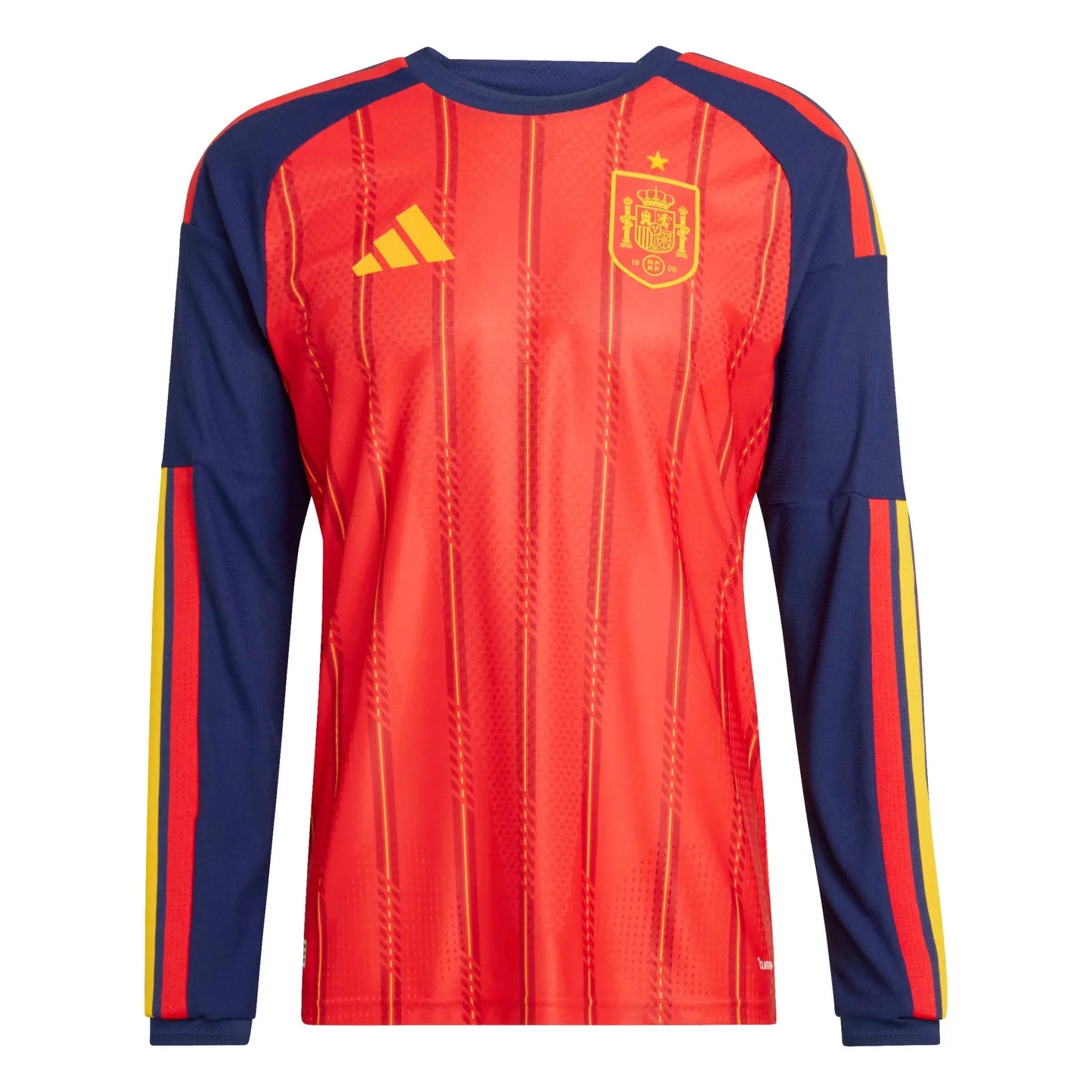 Maillot de foot domicile manches longues Espagne 2026 pour homme