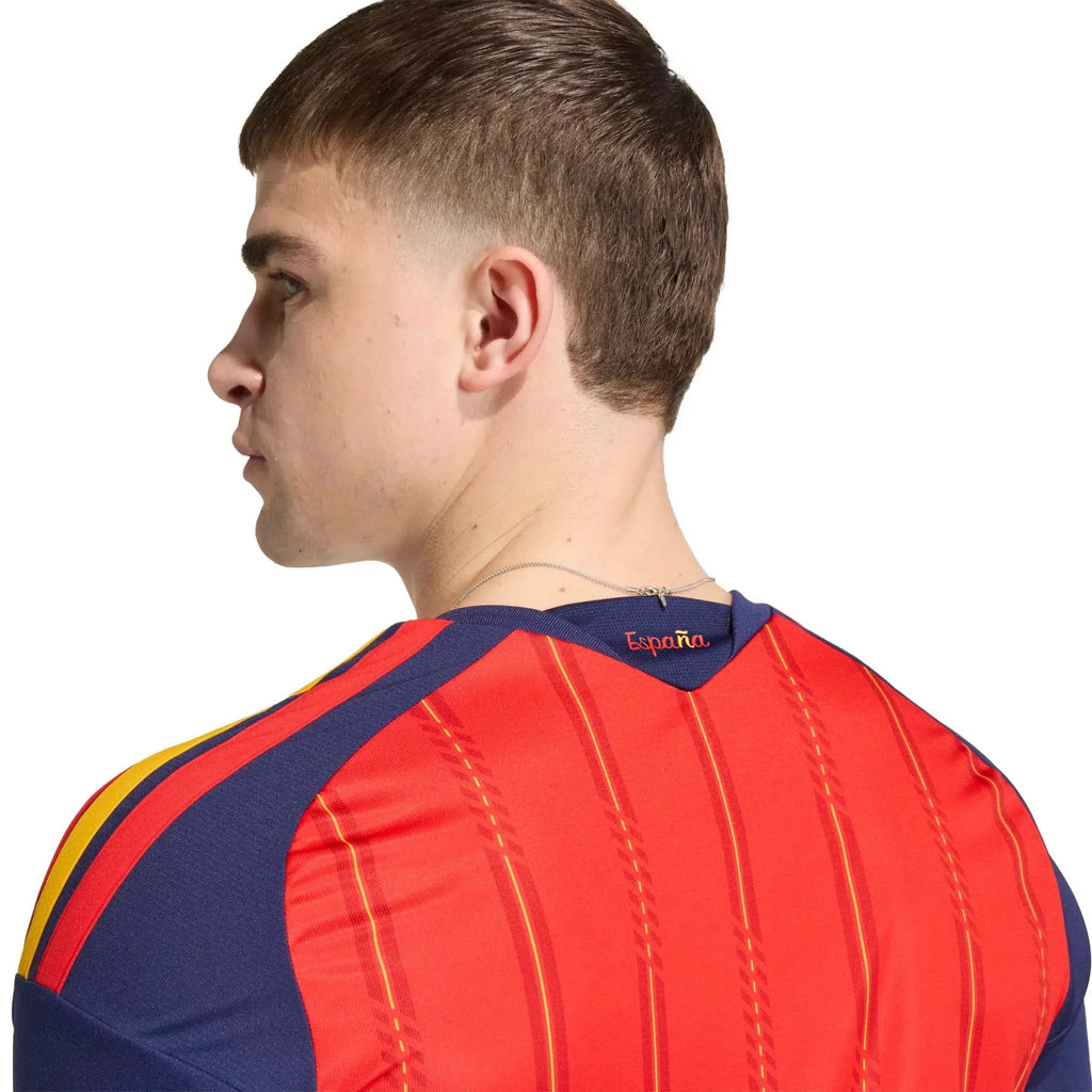 Spain 2026 Men's Stadium Home Long-Sleeve Soccer Jersey