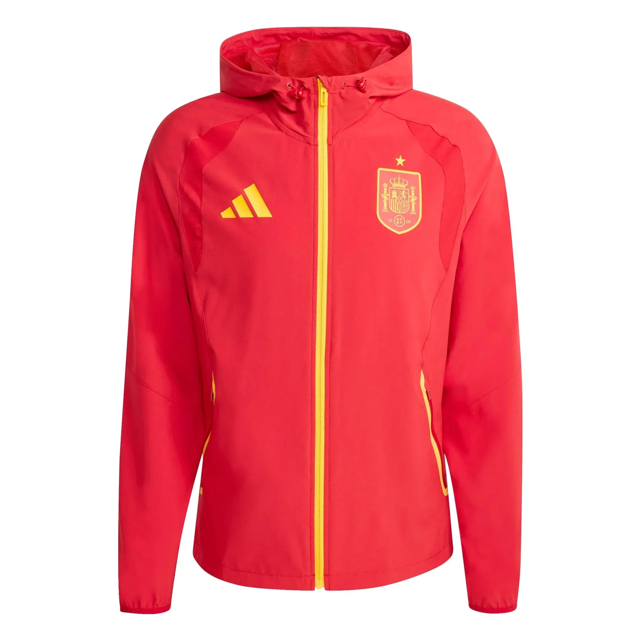 Spain 2026 Men's Tiro Travel Full Zip Windbreaker