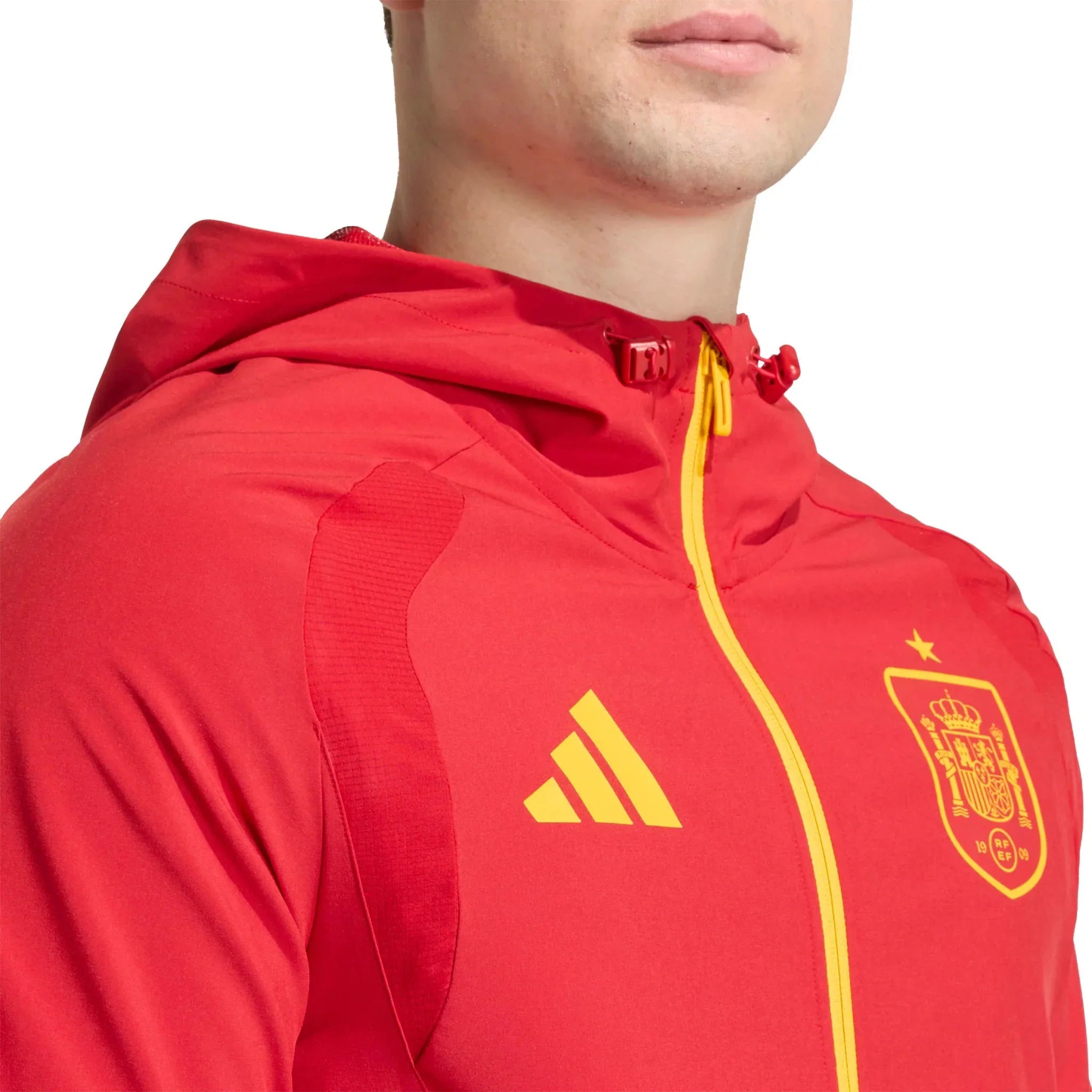 Spain 2026 Men's Tiro Travel Full Zip Windbreaker