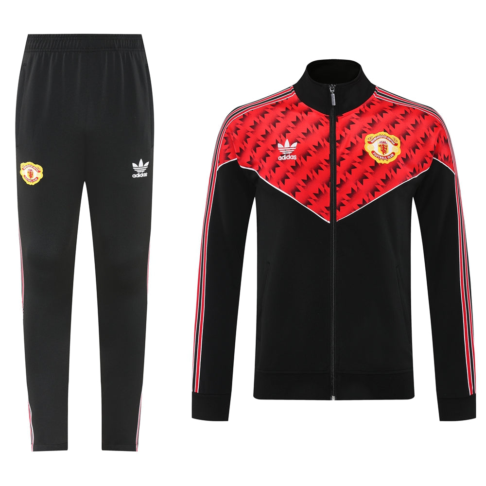 Veste de survêtement Manchester United Rouge/Noir 2025