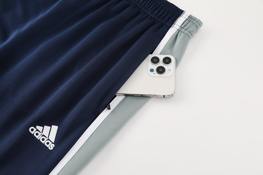 Real Madrid Pre Match Navy-Grey Jacket Suit
