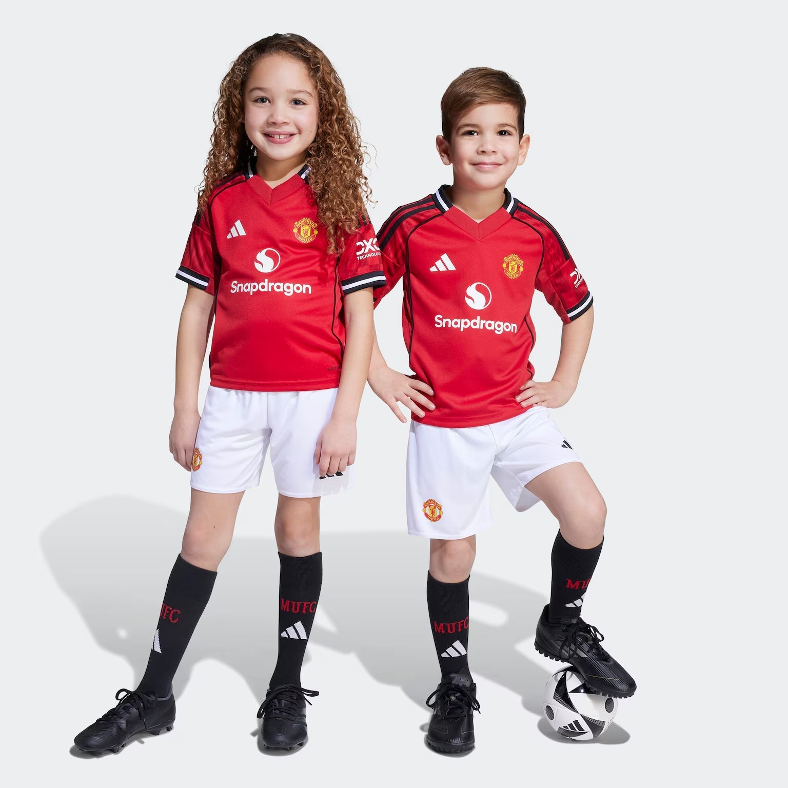 Manchester United Home Kit Kids 2025/26