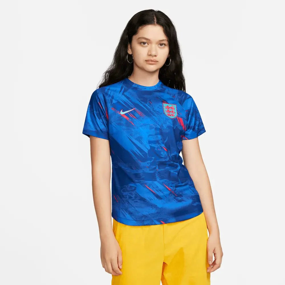 England 2022-23 Women's Training Pre-Match Jersey - Blue