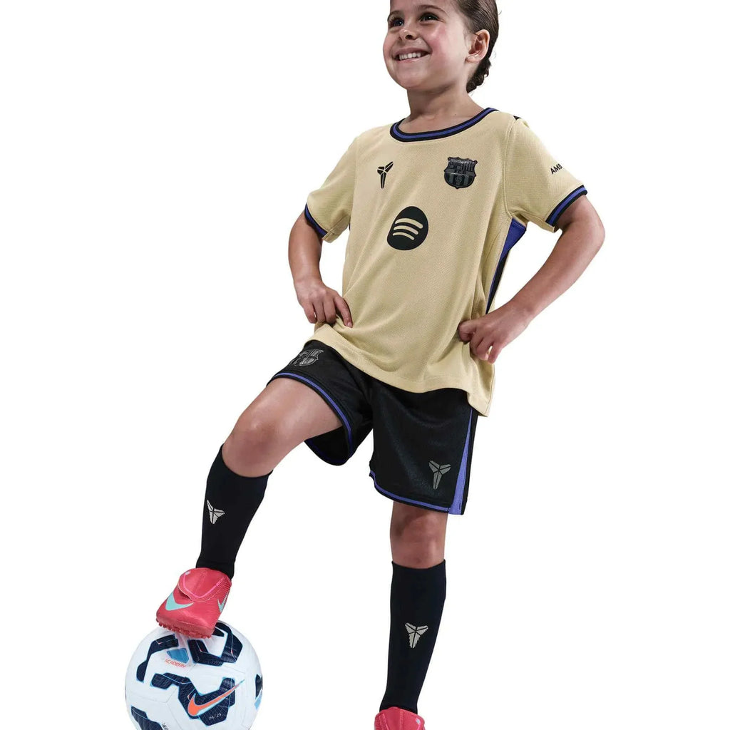 Barcelona 2025-26 Little Kids' Stadium Away Kit