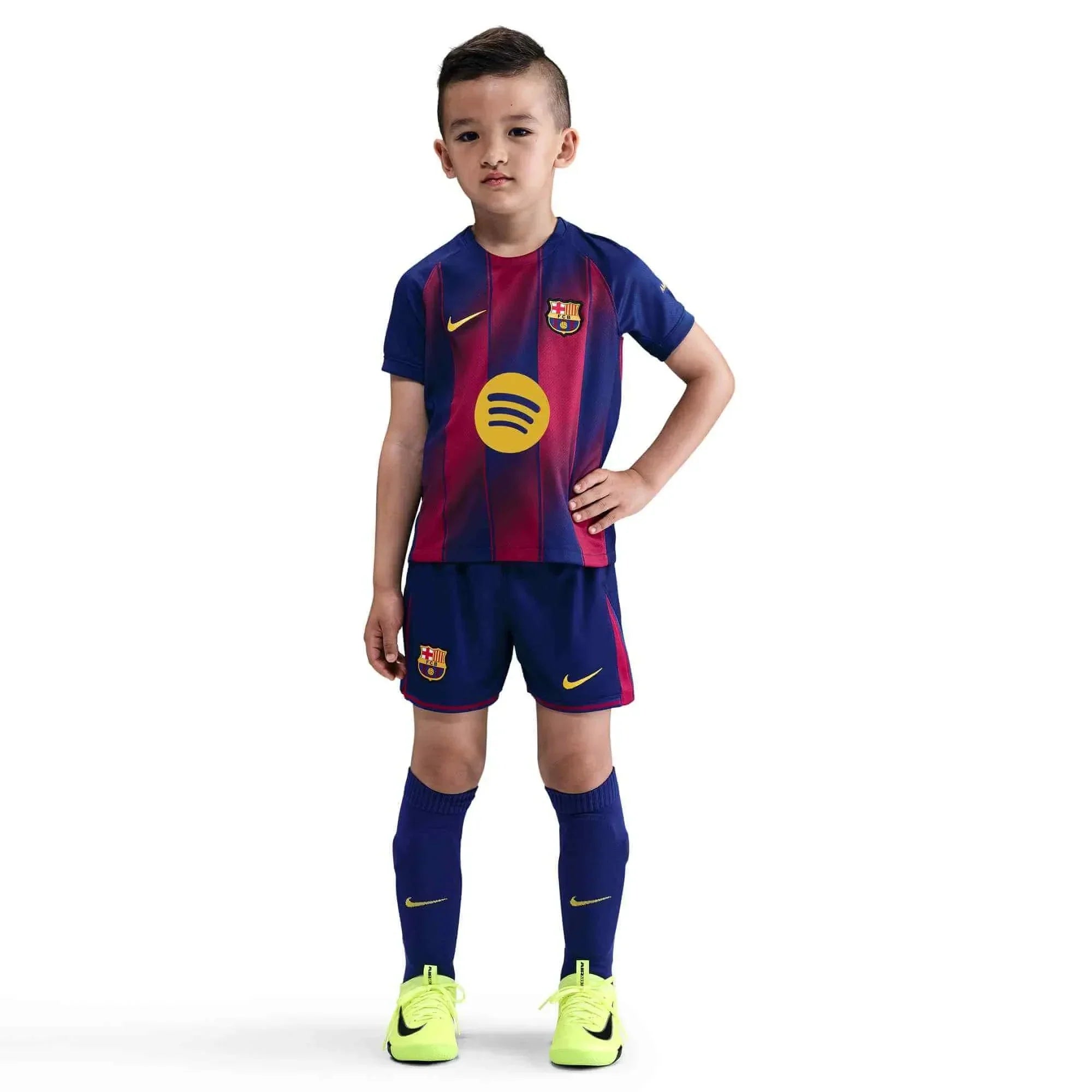 Barcelona 2025-26 Little Kids' Stadium Home Kit