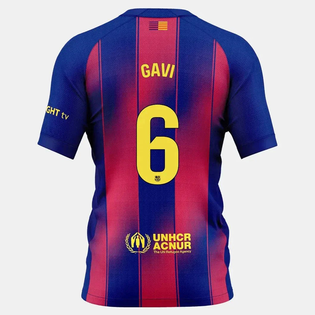 Barcelona 2025-26 Women's Stadium Home Soccer Jersey (No Sponsor)