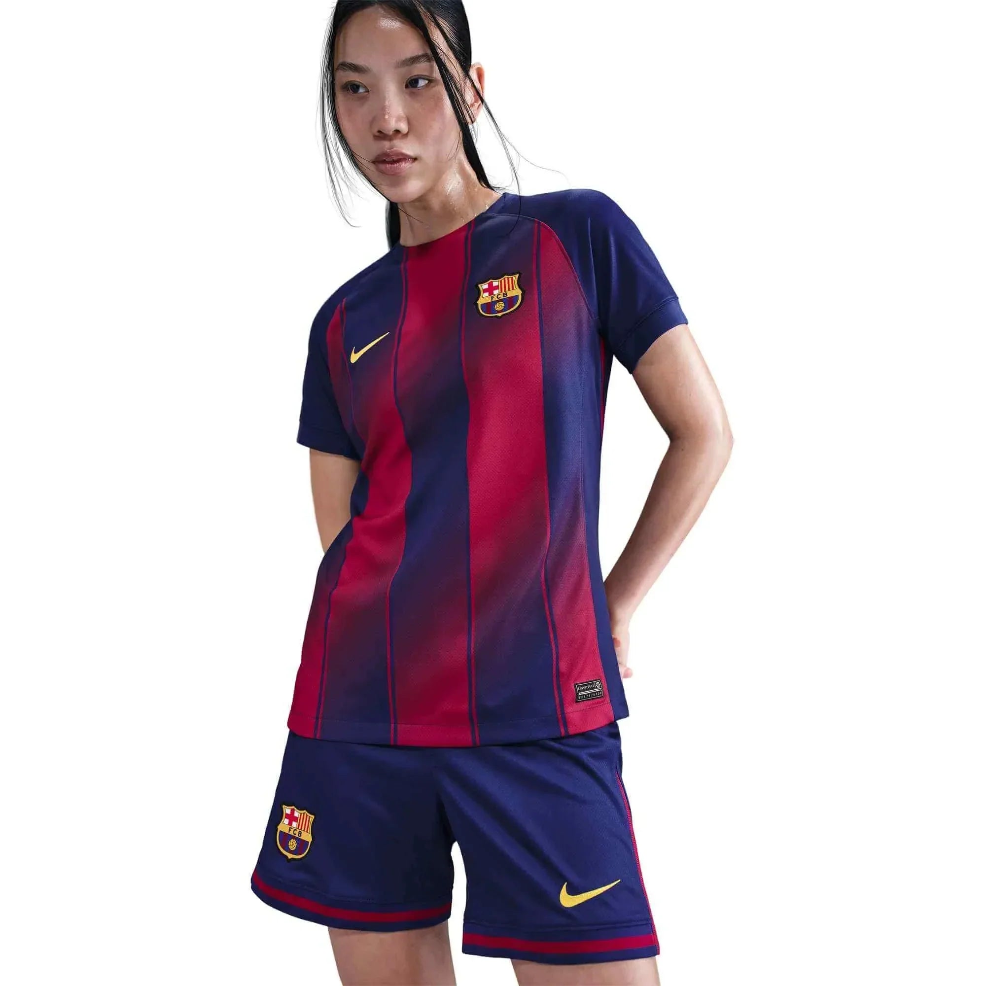 Barcelona 2025-26 Women's Stadium Home Soccer Jersey (No Sponsor)