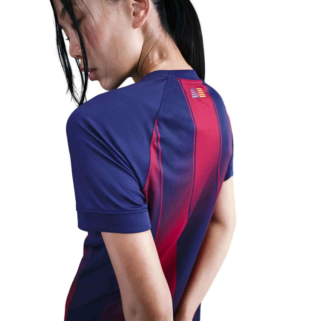 Barcelona 2025-26 Women's Stadium Home Soccer Jersey (No Sponsor)