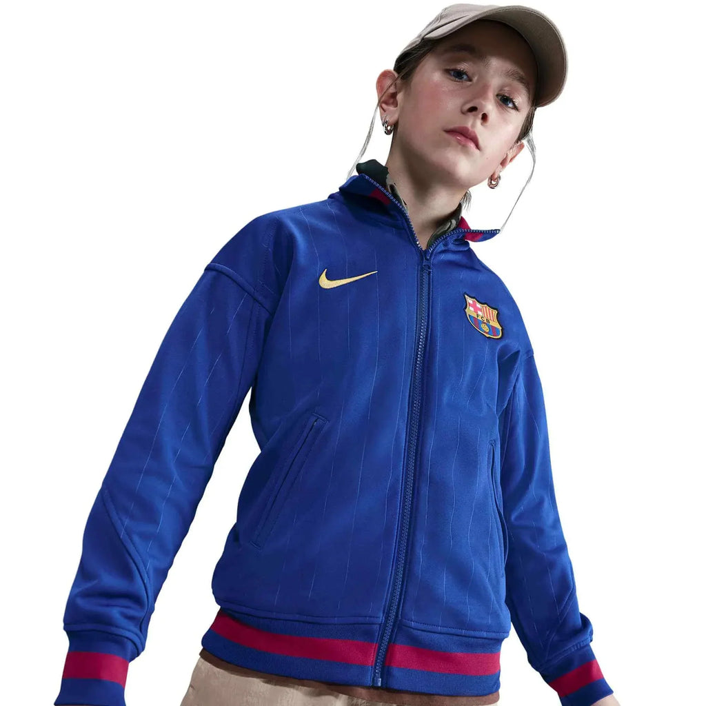 Barcelona 2025-26 Youth Academy Pro Anthem Jacket