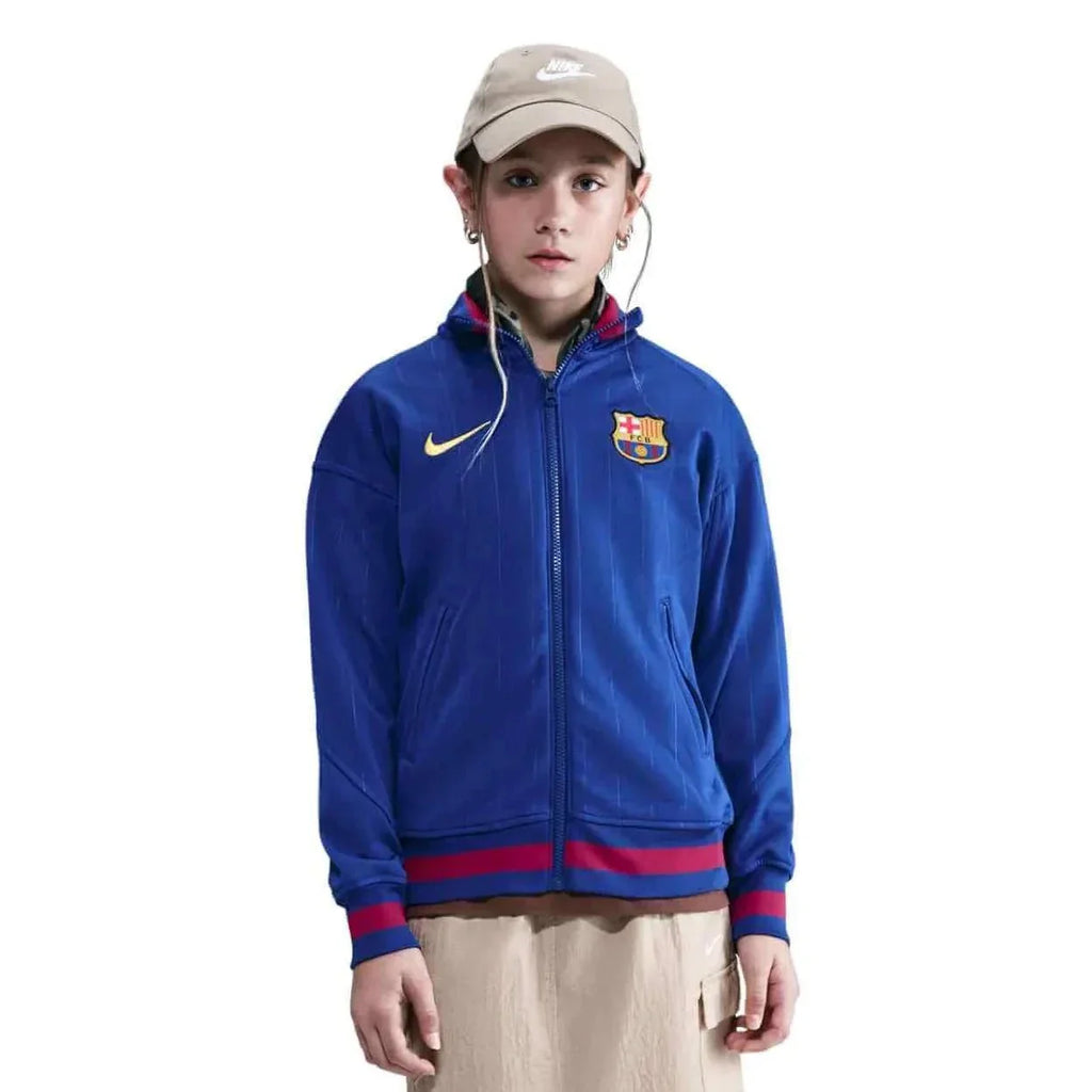 Barcelona 2025-26 Youth Academy Pro Anthem Jacket
