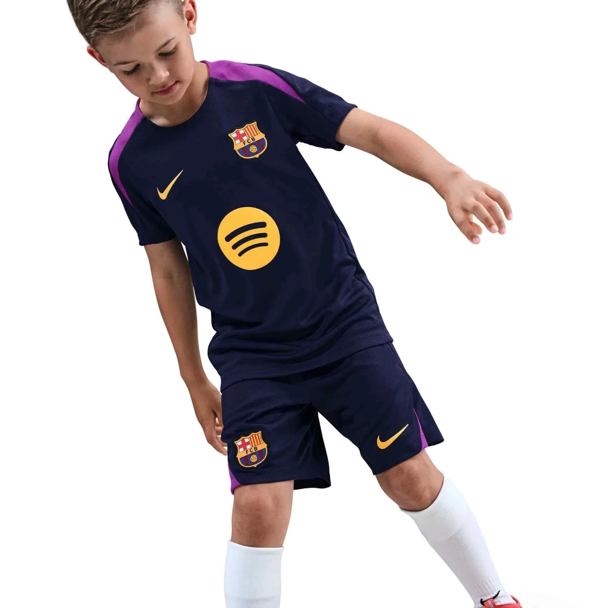 Barcelona 2025-26 Youth DF Strike Top
