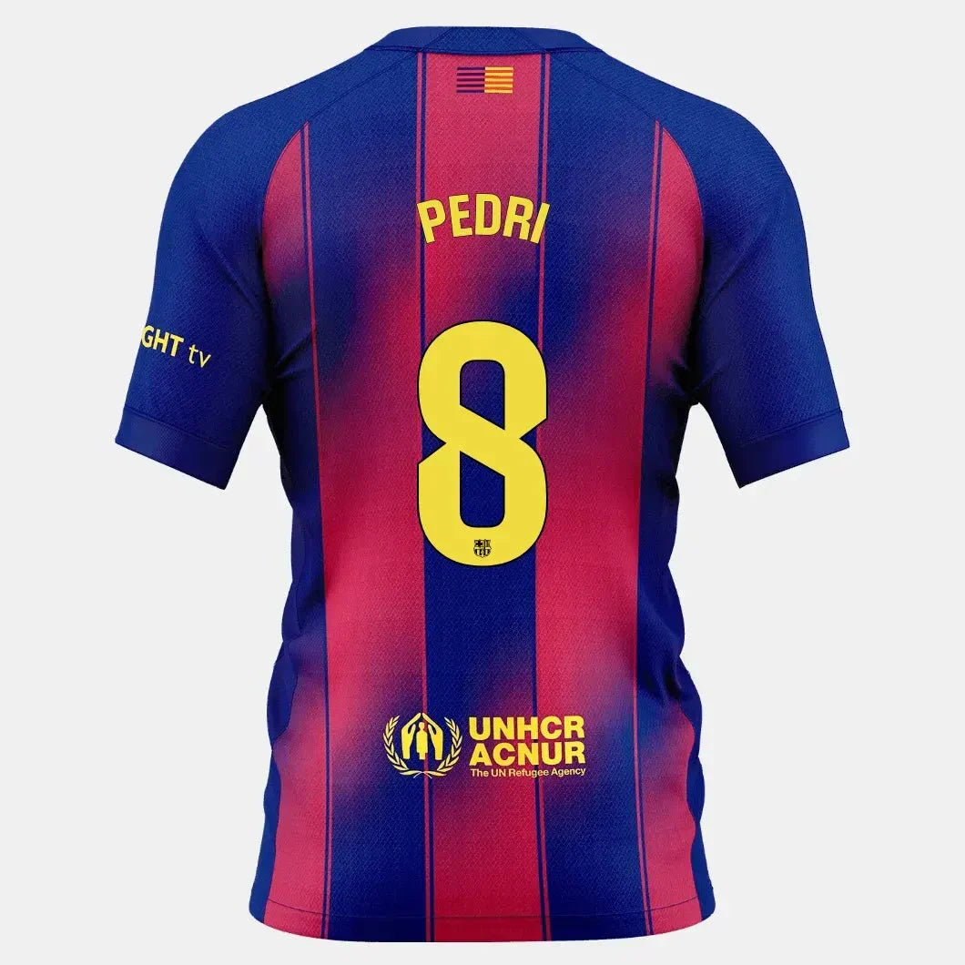 Barcelona 2025-26 Men's Stadium Home Soccer Jersey