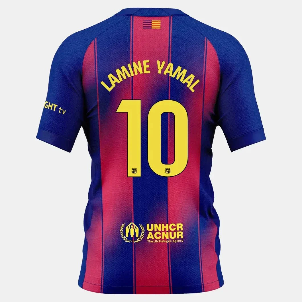 Barcelona 2025-26 Men's Stadium Home Soccer Jersey
