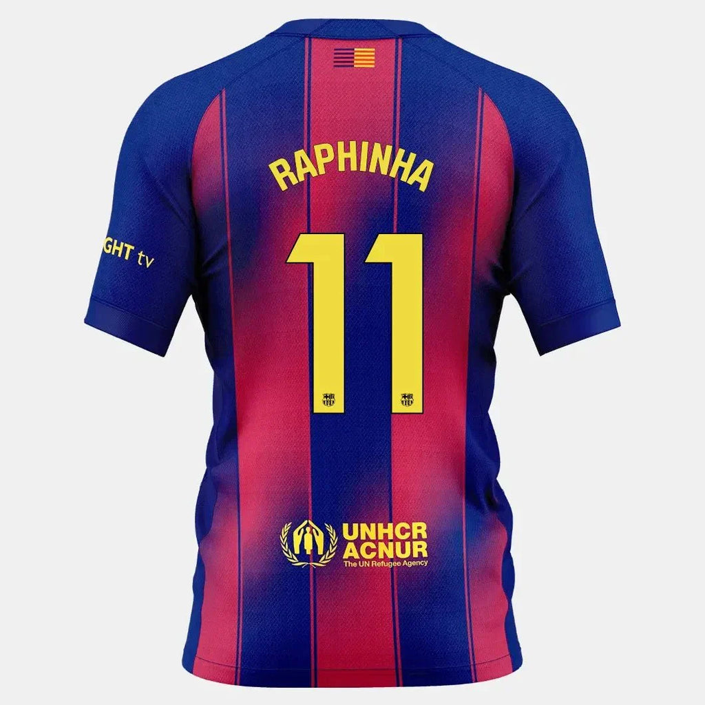 Barcelona 2025-26 Women's Stadium Home Soccer Jersey (No Sponsor)