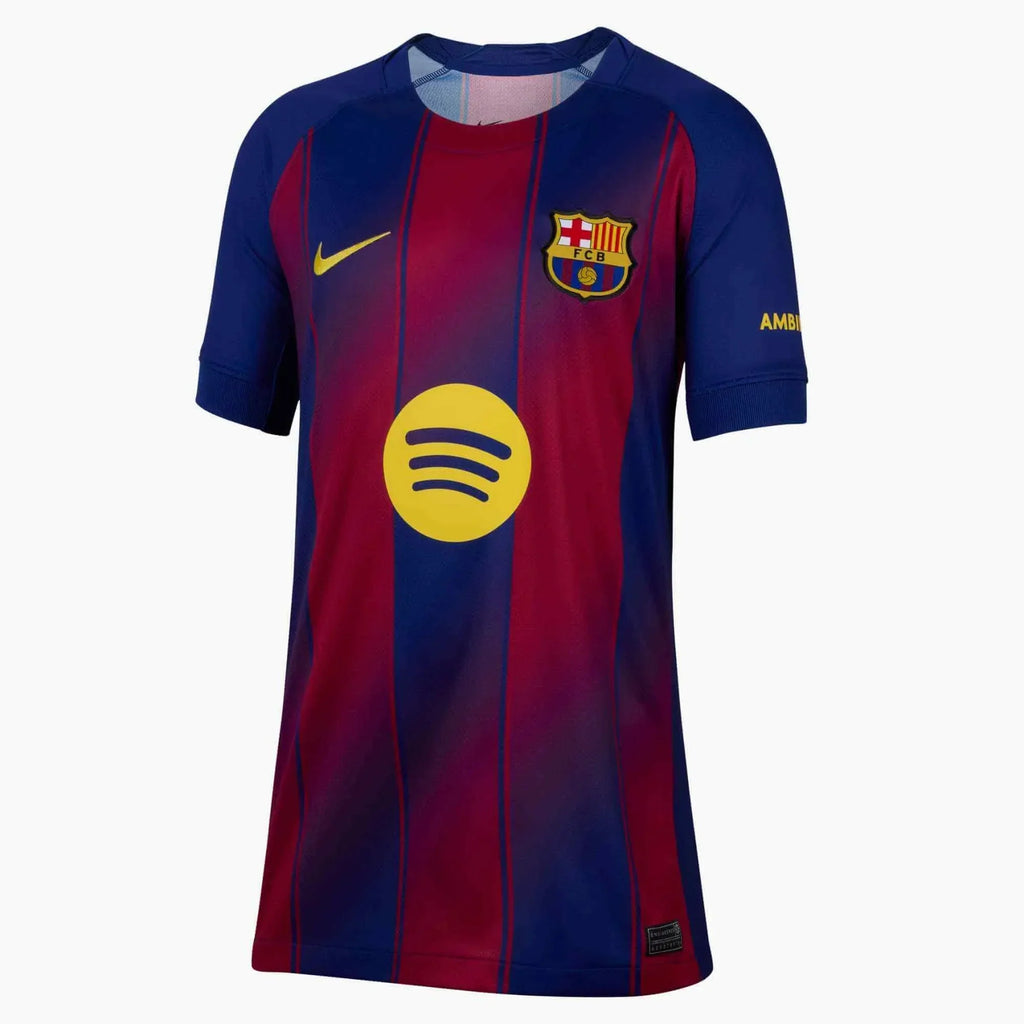 Barcelona 2025-26 Youth Stadium Home Soccer Jersey