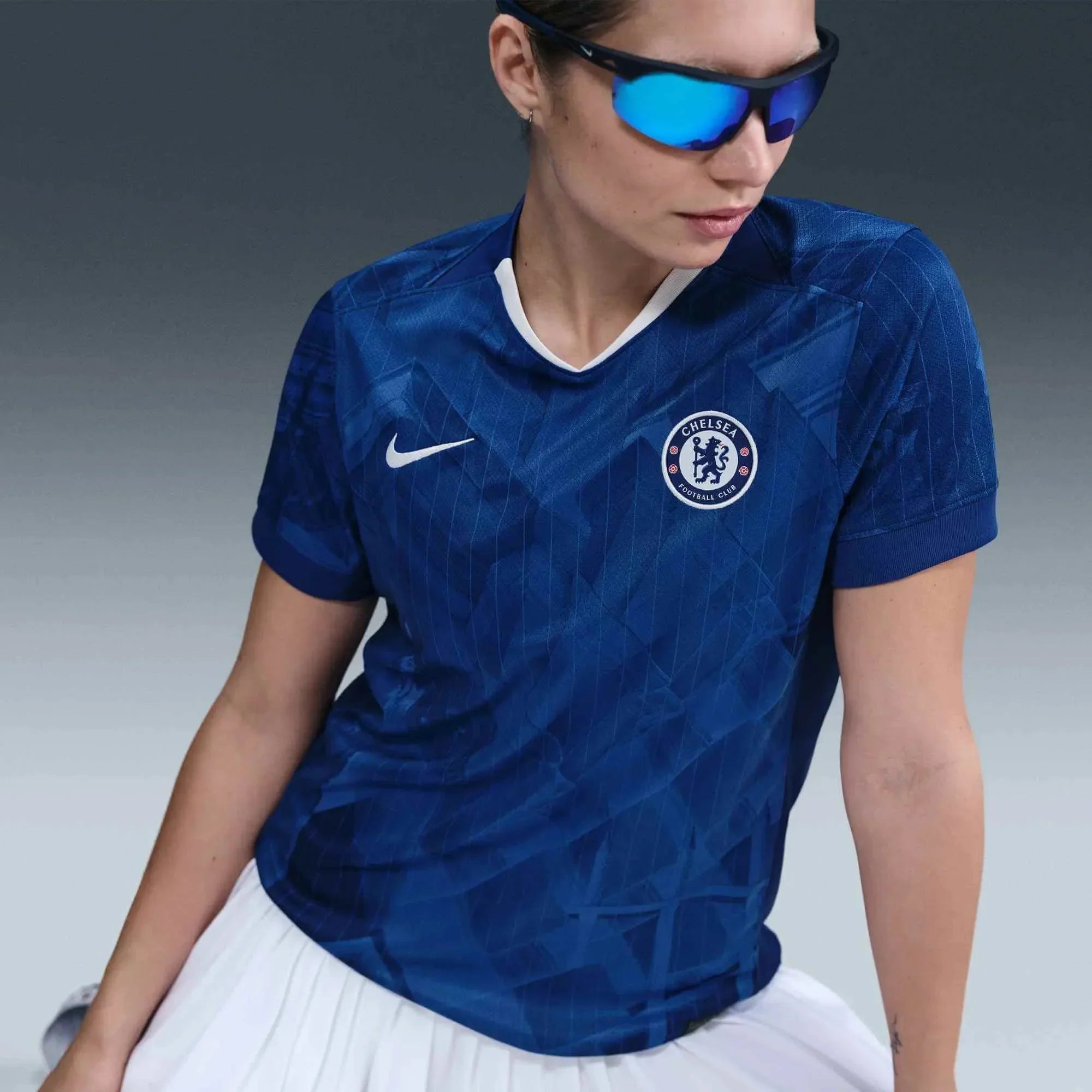 Chelsea 2025-26 Women's Stadium Home Soccer Jersey